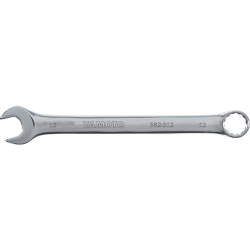Klucz 12mm płasko-oczkowy CrV chromowo-wanadowy Yamoto YMT5823120K
