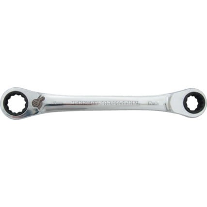 Klucz oczkowy 4w1 16mm 17mm 18mm 19mm z grzechotką dwukierunkowy Kennedy KEN5826856K