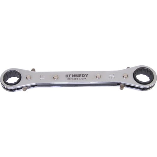 Klucz 17x19mm oczkowy zapadkowy Kennedy KEN5829725K KEN-582-9725K