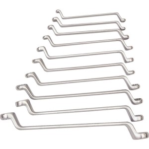 Zestaw kluczy 1/4-1" dwustronnych oczkowych AF 10szt. Kennedy KEN5821930K