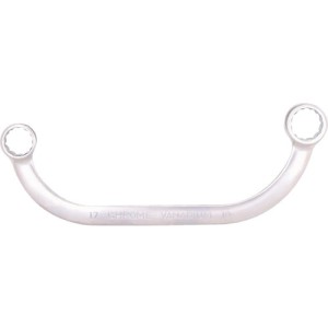 Klucz 17x19mm oczkowy dwustronny wygięty Kennedy KEN5823772K