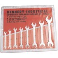Zestaw kluczy 1/8-5/8" dwustronnych płaskich Whitworth 8szt. Kennedy KEN5820950K