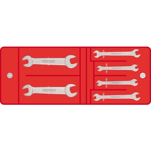 Zestaw kluczy dwustronnych płaskich 0-11BA 6szt. w etui Kennedy KEN5820910K KEN-582-0910K