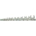 Zestaw kluczy 10-24mm pazurowych płaskich 3/8" 10szt. Kennedy KEN5826300K KEN-582-6300K