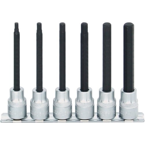 Zestaw bitów 6-kątnych 4-10mm x100mm O/A 6szt. Kennedy KEN5826324K