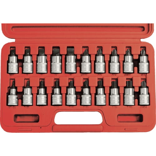 Zestaw nasadek trzpieniowych 1/2" 20szt. krzyżakowe Ph PZ Torx płaskie Kennedy KEN5827890K