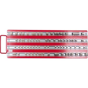 Taca z listwami na nasadki 1/4" 3/8" i 1/2" 80szt. Kennedy KEN5829850K