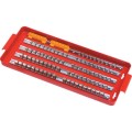 Taca z listwami na nasadki 1/4" 3/8" i 1/2" 110szt. Kennedy KEN5829860K