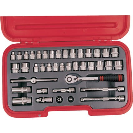 Zestaw nasadek metrycznych i calowych 3/8" 40szt. Kennedy KEN5826175K
