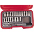 Zestaw nasadek metrycznych i calowych 3/8" 25szt. Kennedy KEN5826190K