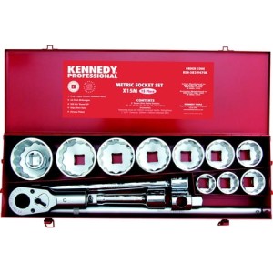 Zestaw nasadek metrycznych 15szt. 1" Kennedy KEN5829470K KEN-582-9470K