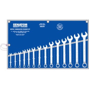 Zestaw kluczy 6-19mm płasko-oczkowych 14szt. Senator SEN5822960K