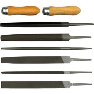 Zestaw pilników ślusarskich 150mm 6" średnie 8szt. Kennedy KEN0309860K