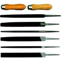 Zestaw pilników ślusarskich 200mm 8" średnie 8szt. Kennedy KEN0309880K