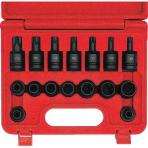 Zestaw nasadek udarowych Torx T40-T70 E10-E24 1/2" 16szt. Kennedy KEN5839884K