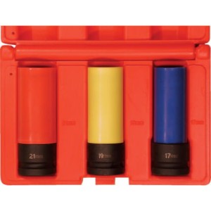 Zestaw nasadek do alufelg 17-21mm 1/2" 3szt. Kennedy KEN5839886K