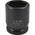 Nasadka udarowa 1.11/16" 3/4" AF 6-kątna calowa Kennedy KEN5833530K