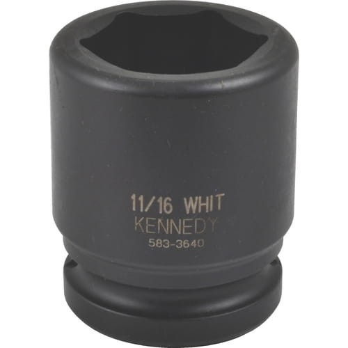 Nasadka udarowa 11/16" 3/4" Whitworth 6-kątna calowa Kennedy KEN5833640K
