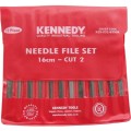 Zestaw pilników igiełkowych 12szt. nacięcie 2 16cm 6.1/2" Kennedy KEN0316990K KEN-031-6990K