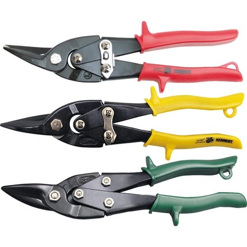 Zestaw kształtowanych nożyc do blach 3szt. Kennedy KEN5912240K