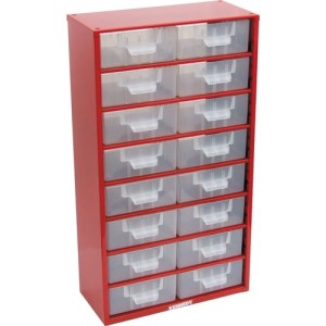 Regał 16 szufladek do magazynowania małych części Kennedy KEN5935200K PRO25 MTM