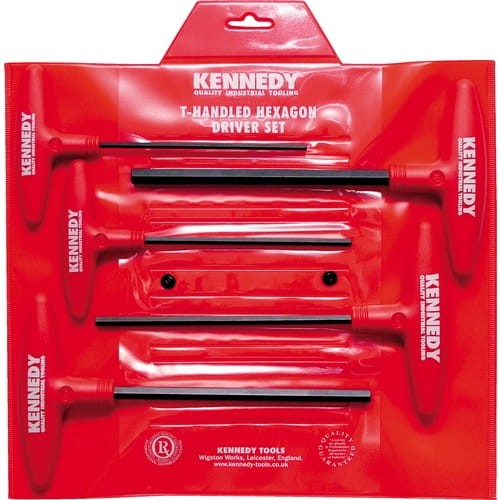 Zestaw kluczy imbusowych 4-10mm 5szt. typu T Kennedy KEN6016450K KEN-601-6450K