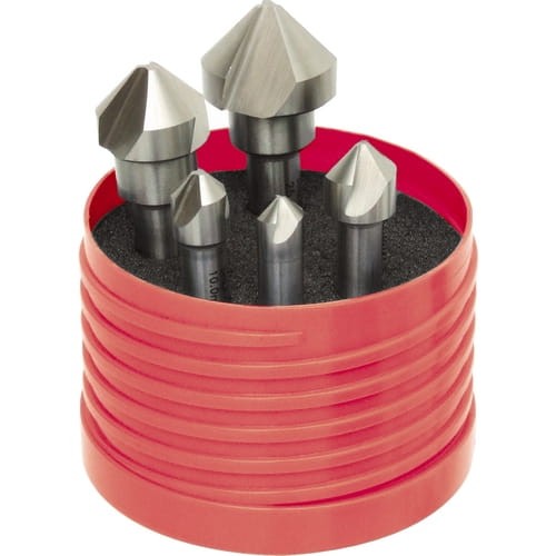Zestaw pogłębiaczy 6-16mm 60 stopni 5szt. HSS-Co kobaltowy Sherwood SHR0208150A SHR-020-8150A