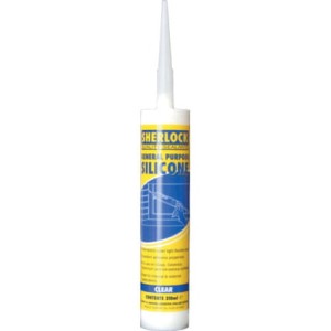 Masa silikonowa przeźroczysta 310ml Sherlock SHK7163110K