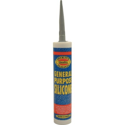 Masa silikonowa szara 310ml Sherlock SHK7163140K