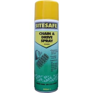 Aerozol do łańcuchów i napędów CCA500 500ml Sitesafe SSF7323500K