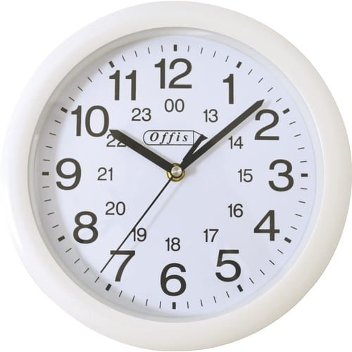 Zegar ścienny 10" Offis OFI8020540K