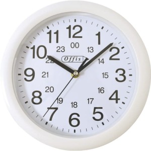 Zegar ścienny 10" Offis OFI8020540K