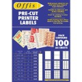MULTI-PURPOSE LABEL (14 PER SHEET) PK-100 Offis OFI8220070K