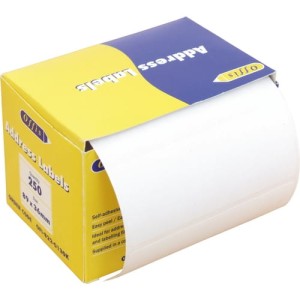 Nalepki adresowe 89x36mm 250szt. Offis OFI8220130K