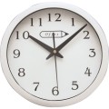 Zegar ścienny srebrny 10" Offis OFI8230030K