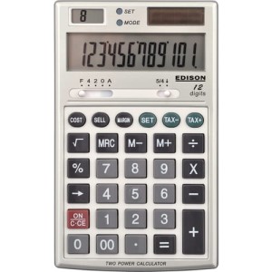 DFC012 12-DIGIT FINANCIAL CALCULATOR Edison EDI8250030K