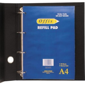Wkłady do notatników A4 10szt. Offis OFI8270010K