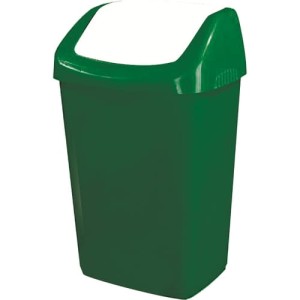 50LTR SWING TOP BIN GREEN Offis OFI8430180K