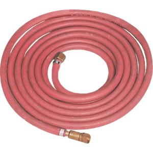 Pojedynczy przewód spawalniczy z mocowaniem 6mm x20m DSCV 1/4" nakrętka 3/8" czerwony Cromwell CTL8857958D