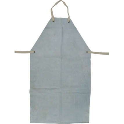 Fartuch spawalniczy ze skóry chromowej szary zapinany Kennedy KEN8858020K