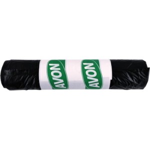 29"x34" BLACK REFUSE SACKS MEDIUM DRAW (ROLL-10) Avon AVN9180510K