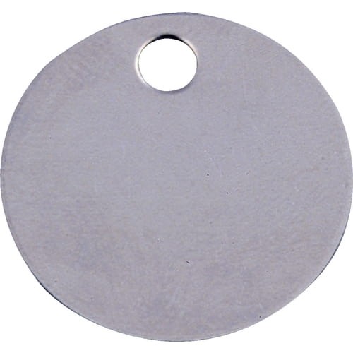 Tabliczki znamionowe puste blaszki z aluminium 30mm otwór 5mm Kennedy KEN9371030K
