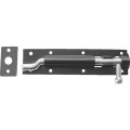 150mm ENCLOSED PATTERN NECKED TOWER BOLT BLACK Matlock MTL9497825K