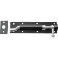 150mm ENCLOSED PATTERN NECKED TOWER BOLT BLACK Matlock MTL9497825K