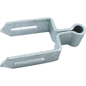 125mm SLOTTED BOTTOM BAND 19mm PINx3" GATE GALV. Matlock MTL9498550K