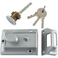 3 KEY STANDARD SILVER NIGHT LATCH SCP CYLINDER Matlock MTL9499410K
