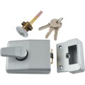 3 KEY STANDARD SILVER NIGHT LATCH SCP CYLINDER Matlock MTL9499500K