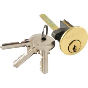 3 KEY POLISHED BRASS CYLINDER Matlock MTL9499790K