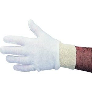 Rękawice robocze bawełniane ze ściągaczem białe rozm. 9 Tuffsafe TFF9611000K PRO19-21
