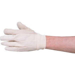 Rękawice robocze z tkaniny bawełnianej naturalne rozm. 9 Tuffsafe TFF9611110K PRO19-20